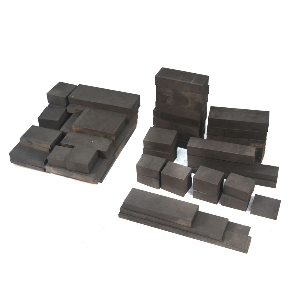 (Lot of 55)Poco Varying Sized Pieces 10.362lb Semiconductor Grade Graphite Blank
