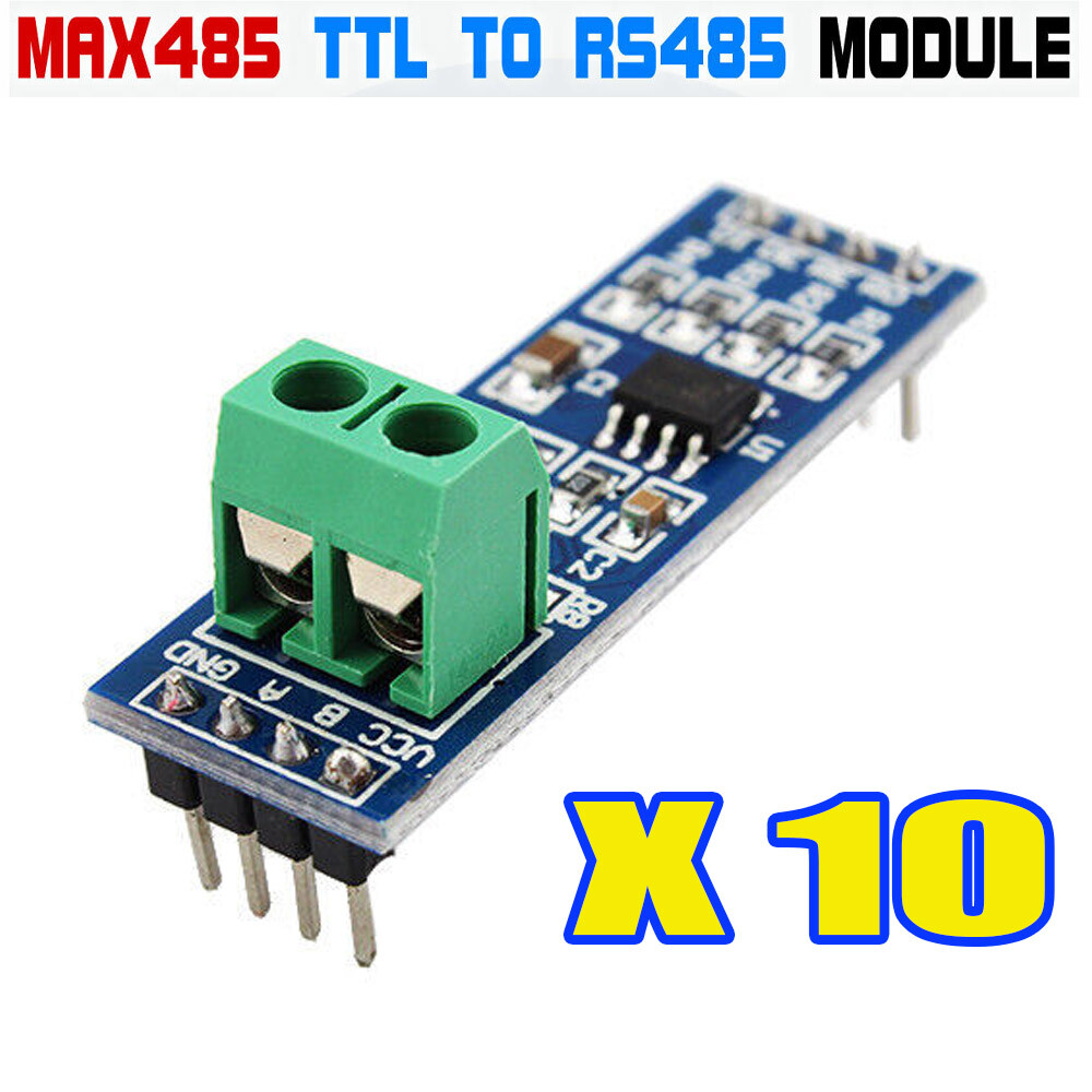 10x MAX485 RS485 Transceiver Module UART Serial TTL to RS485 Board for Arduino