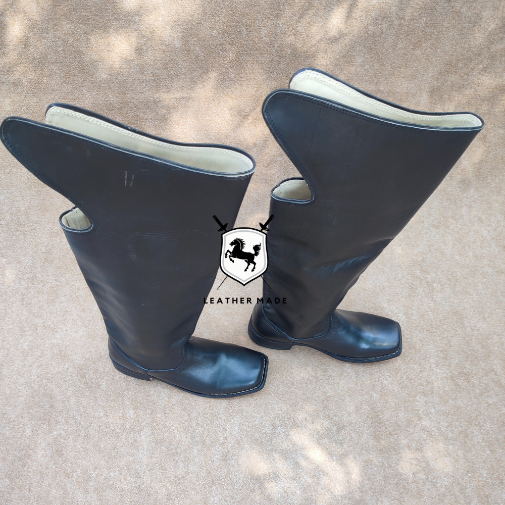 Dragoon Cavalry Boots Civil War Handmade SIZE 5 - 15 Handmade Boots