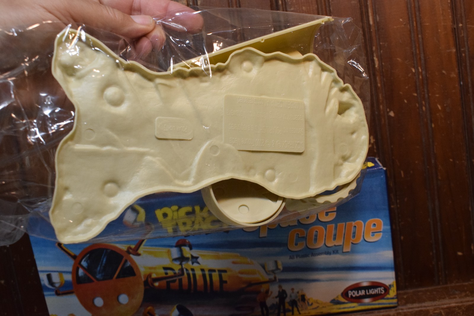 POLAR LIGHTS DICK TRACY SPACE COUPE MODEL KIT COMPLETE OPENED BOX INSTRUCTIONS