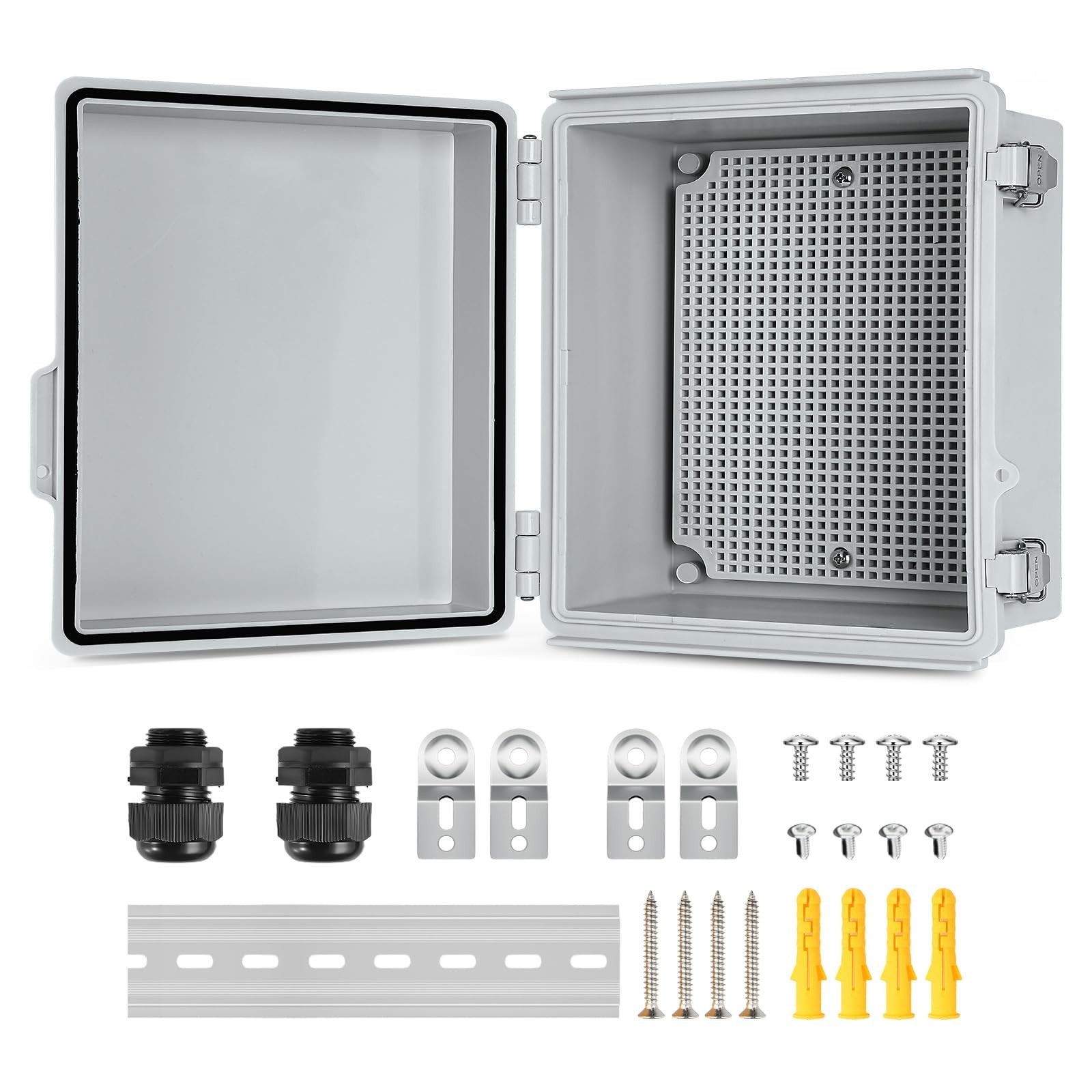Waterproof Electrical Junction Box, IP67 Plastic Weatherproof Electrical Encl...