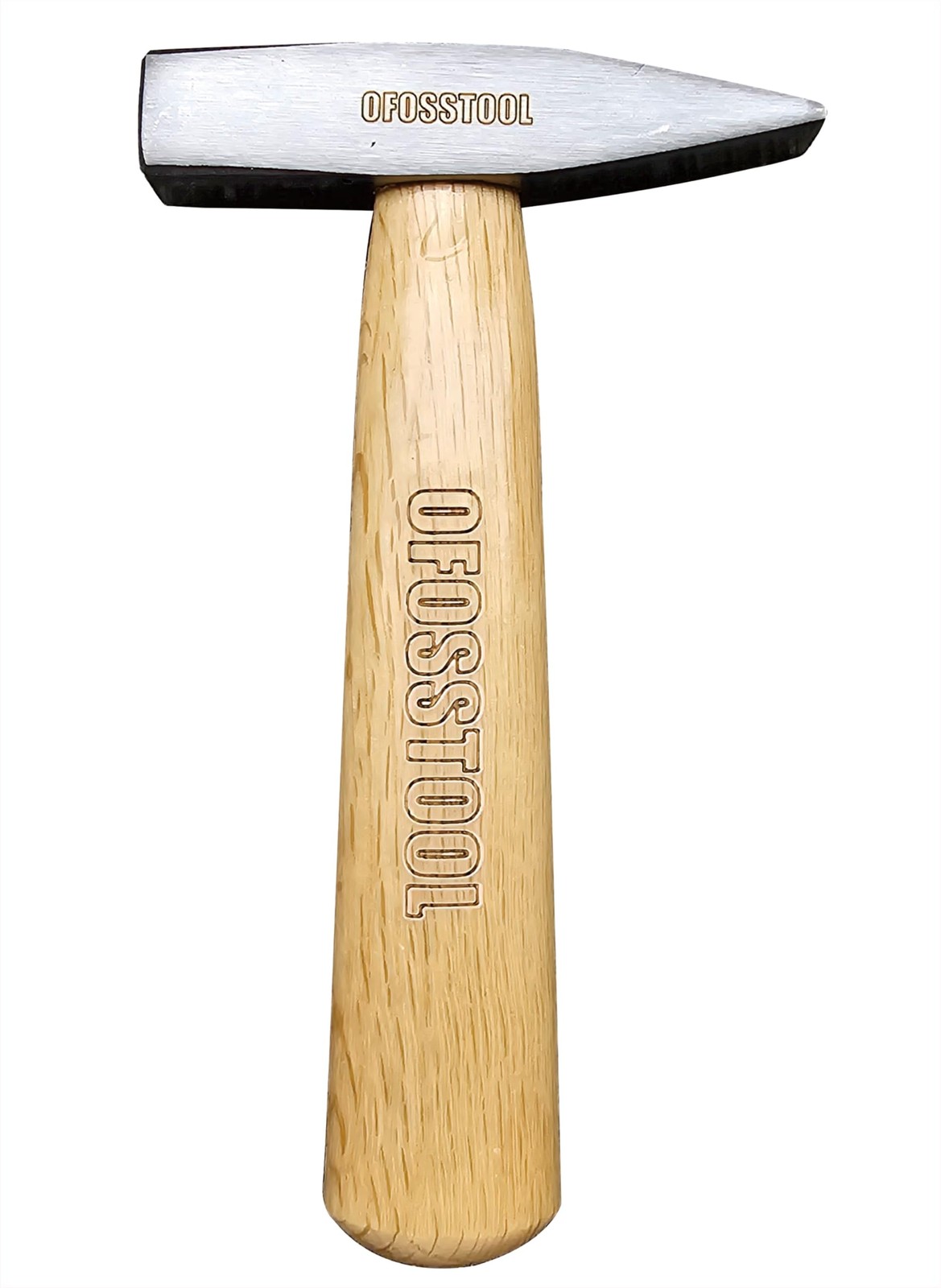 Engineers Hammer with Wood Handle and Alloy Steel Head, 11 OZ Mini Cross Peen...