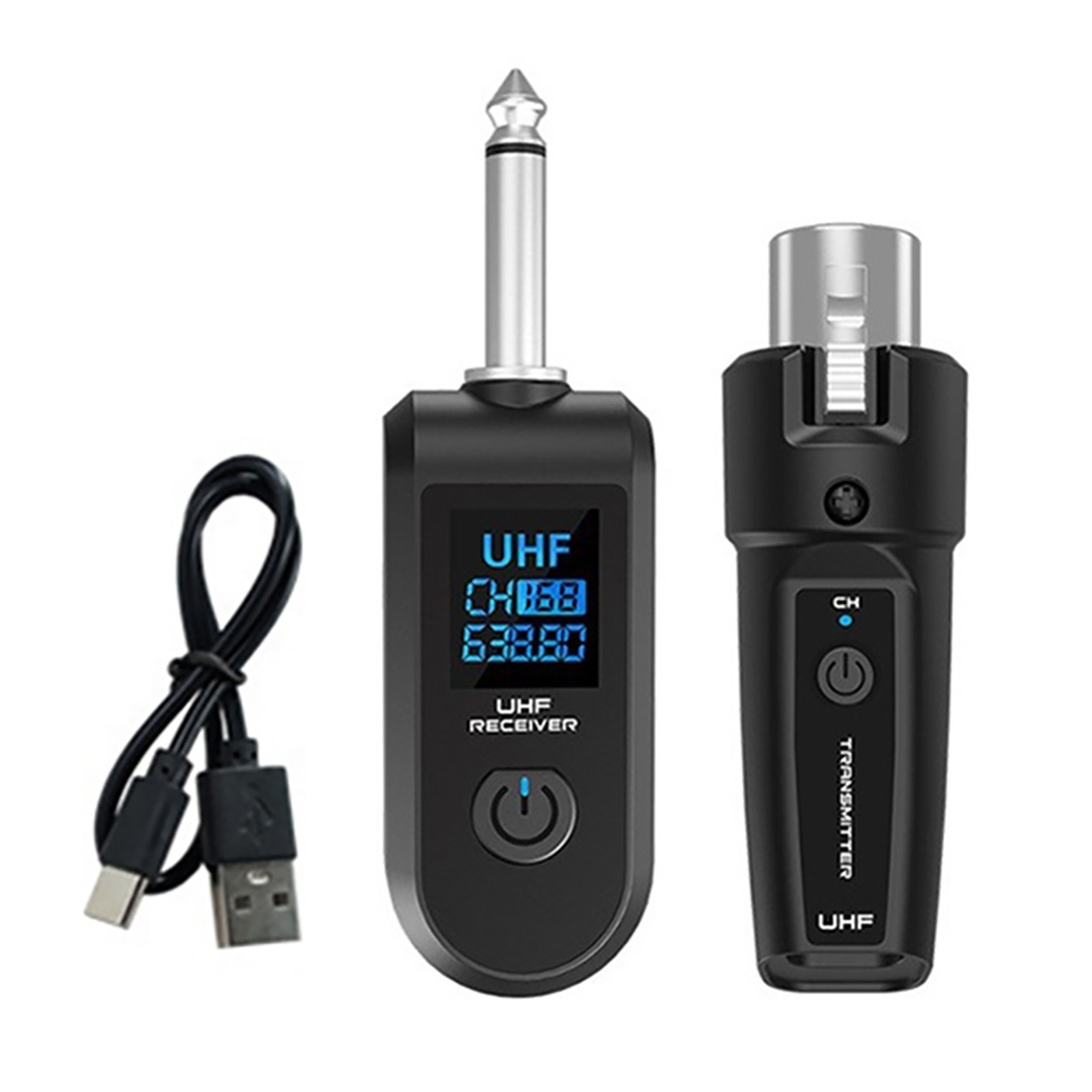 For Mic/Mixing Console/Instruments Audio Transmitter&Receiver Wireless Adapter