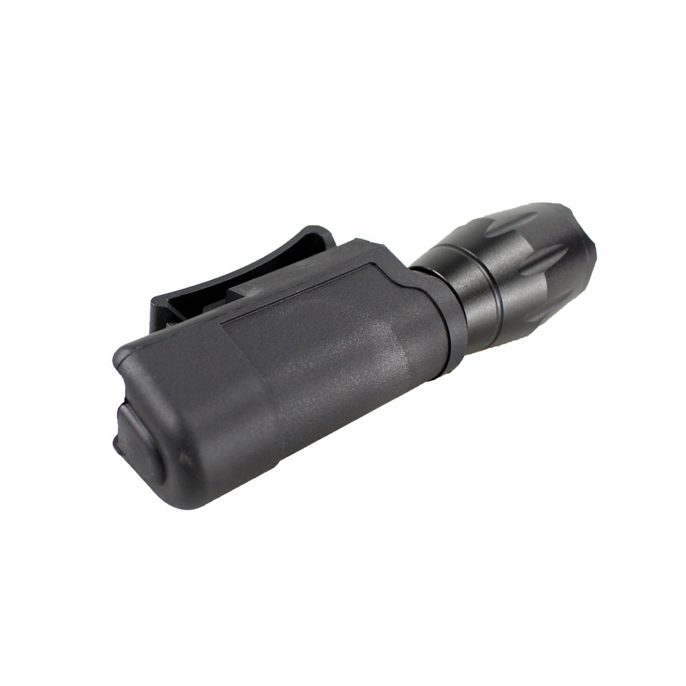 Tactical Flashlight Pouch Torch Holder Quick Release Belt Clip Camping Holster