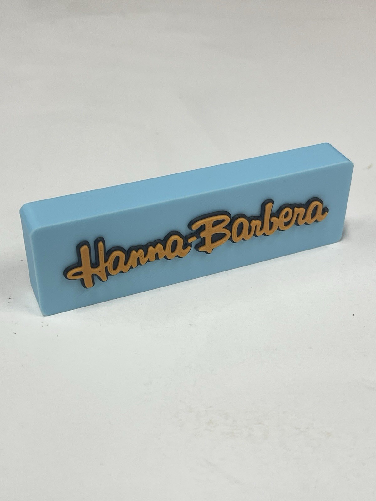 HANNA-BARBERA 3D printed Logo Thick Free Standing Shelf Display