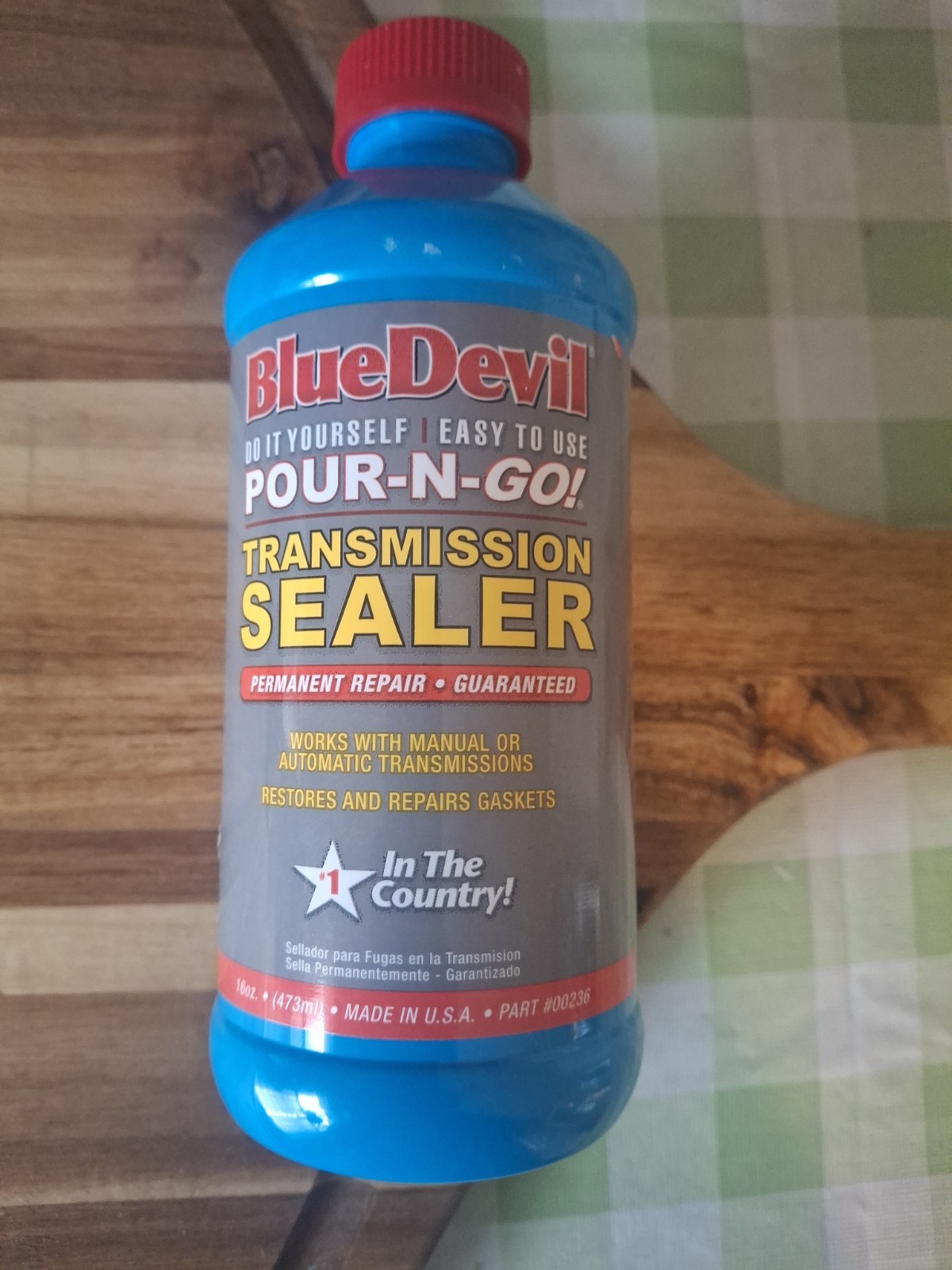 BlueDevil Transmission Sealer ~ Pour-N-Go ~ #00236 ~ 16 Oz Blue Devil