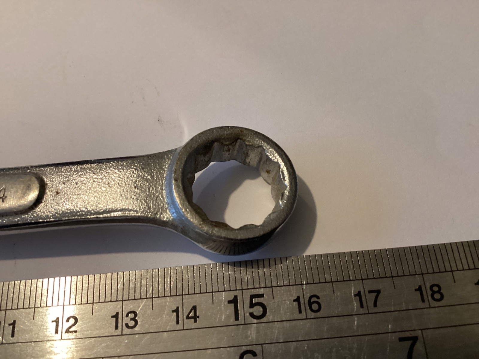 Drop forged ,combo spanner, size 14mm fl