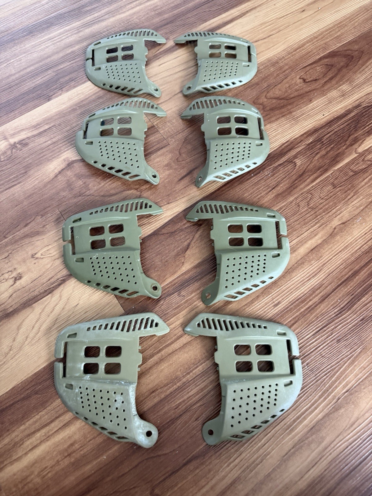 4 JT USA PAINTBALL HARD EARS - OLIVE (PLEASE READ DESCRIPTION)