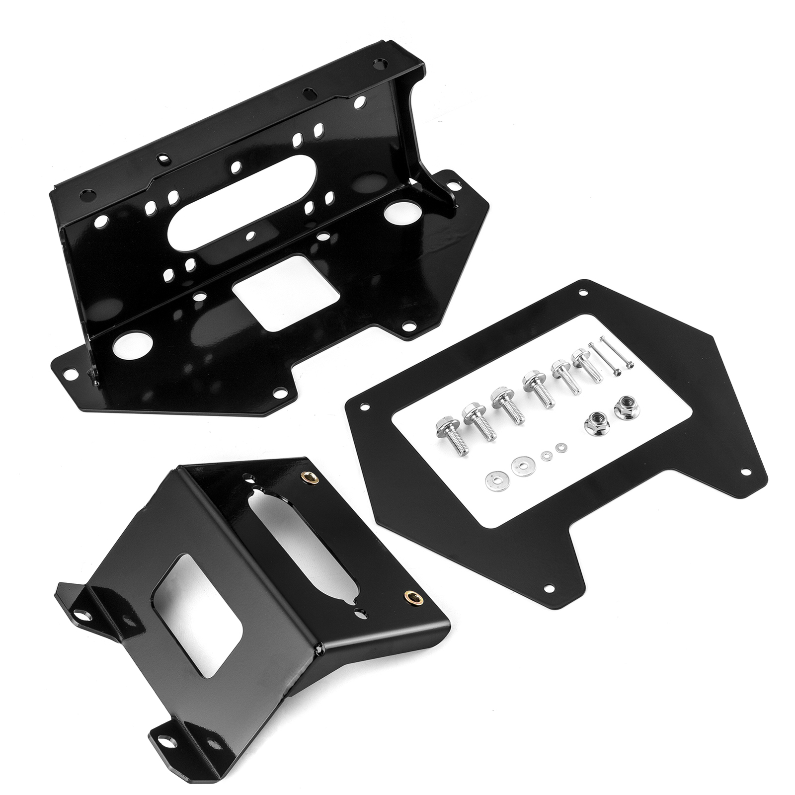 WSAYS Heavy-Duty Front Winch Mounting Plate For Polaris RZR PRO XP/XP 4 2020+