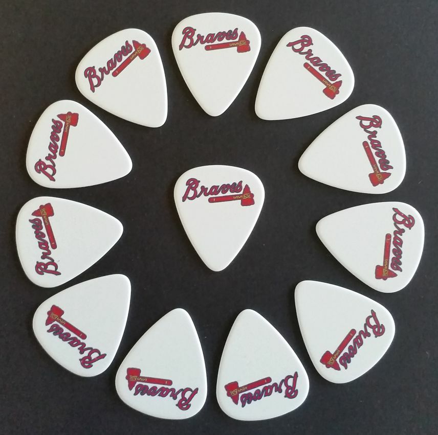 Atlanta Braves Logo Guitar Picks (12 picks) - (Buy 2, save 50% on 2nd)
