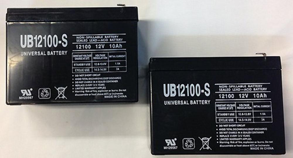 UPG 2 Pack - BATTERY HGL10-12 FULLRIVER 12V 10AH/20HR REPLACEMENT