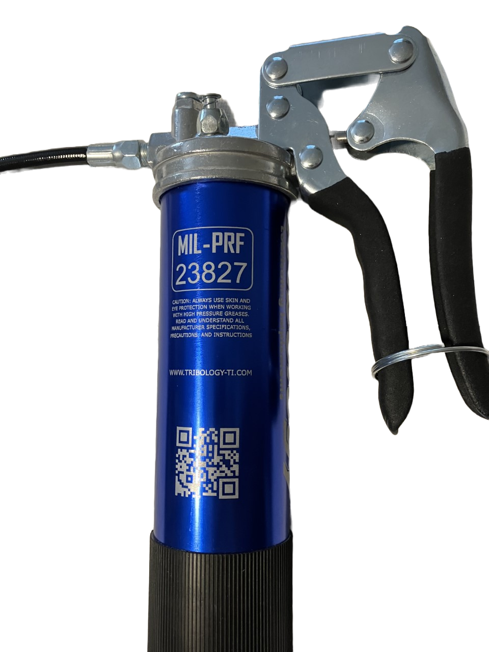 Aviation, A&P 5000 PSI Pistol Grip Anodized Grease Gun MIL-SPEC Inscribed.