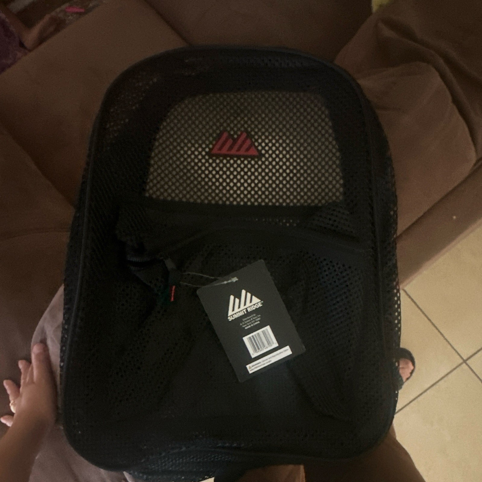 Summit Ridge Black Hiking Backpack Unisex Adults New with Tags
