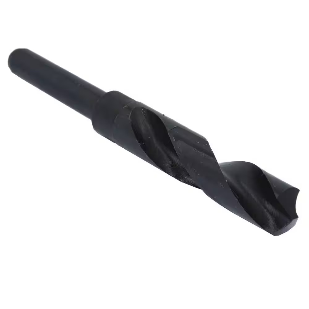 7/8 In. High Speed Steel Black Oxide Reduced Shank Drill Bit with 1/2 In. Shank