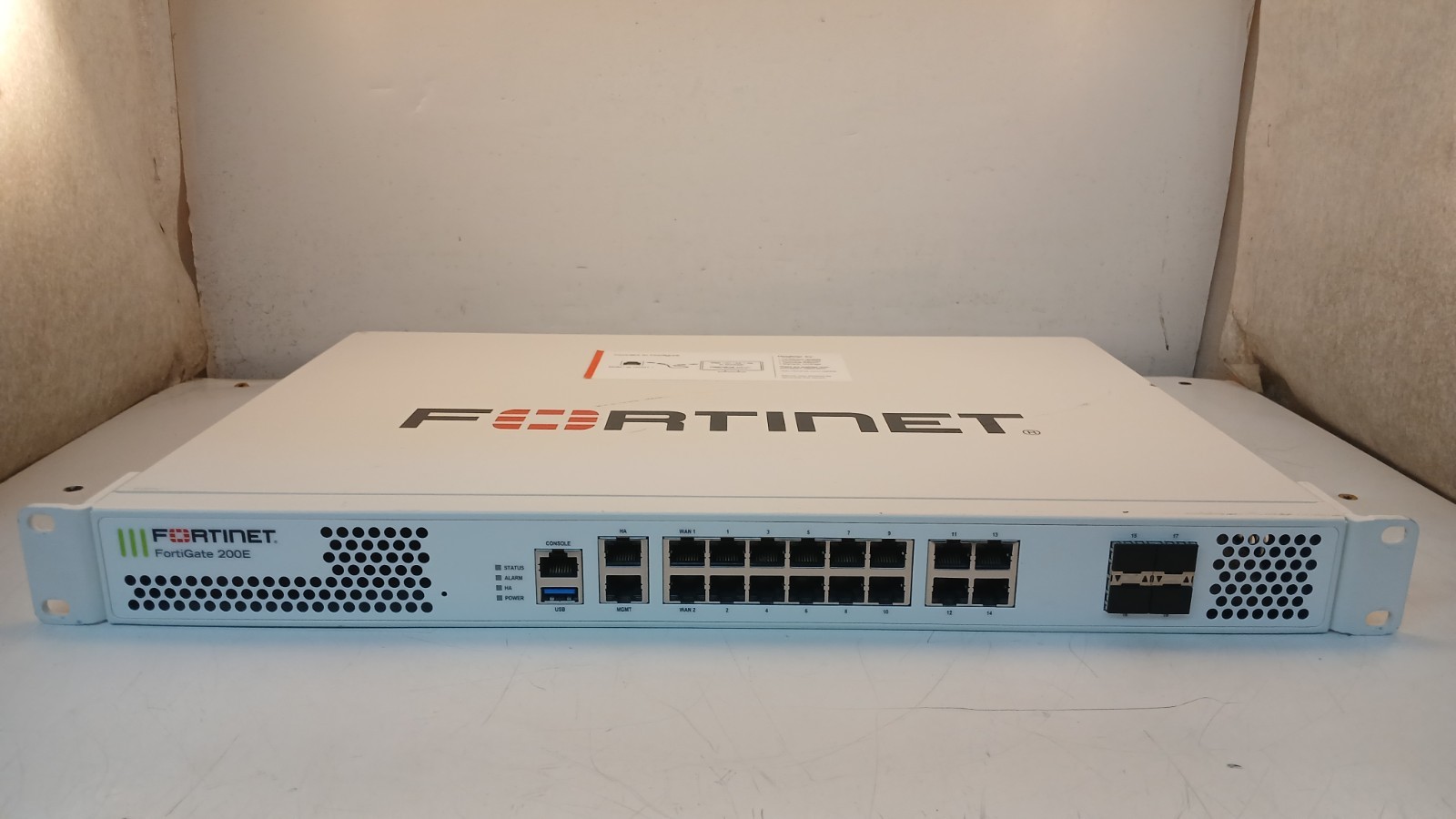 Fortinet FortiGate 200E 14-Port Network Firewall *POWERS ON* *UNTESTED* *READ*