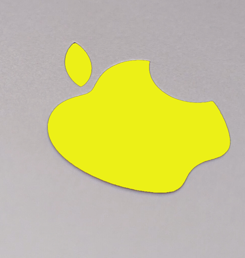Yellow Color Changer Overlay for Apple iPhone 11 Pro, Pro Max Logo
