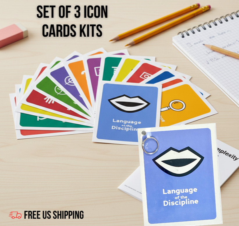 Depth and Complexity Student Icon Cards Teaching Resource 3-Kits