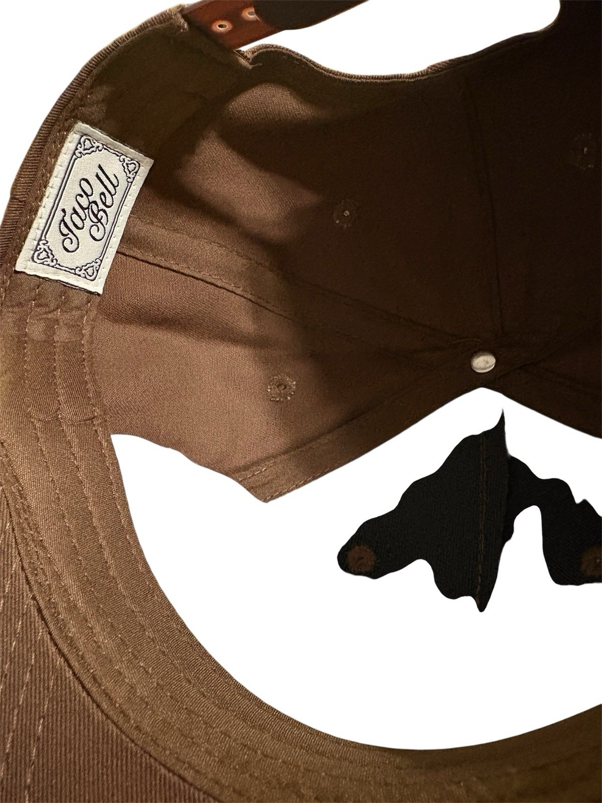 Taco Bell Live Mas Employee Bell Collective Brown Snapback Hat Downey CA