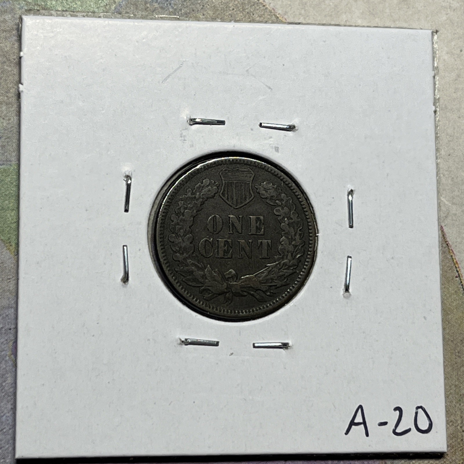 1875 Indian Head Cent Copper Coin Better Date