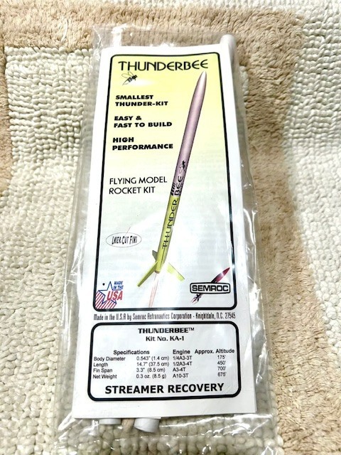 Semroc THUNDERBEE Flying Model Rocket Kit No. KA-1  Made In USA