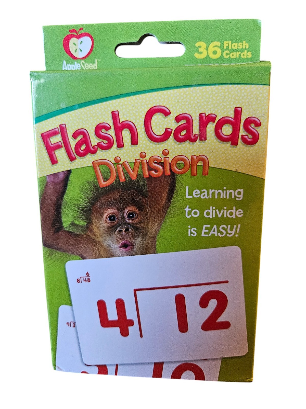Apple Seed Flash Cards - 36 Cards - New  - Division
