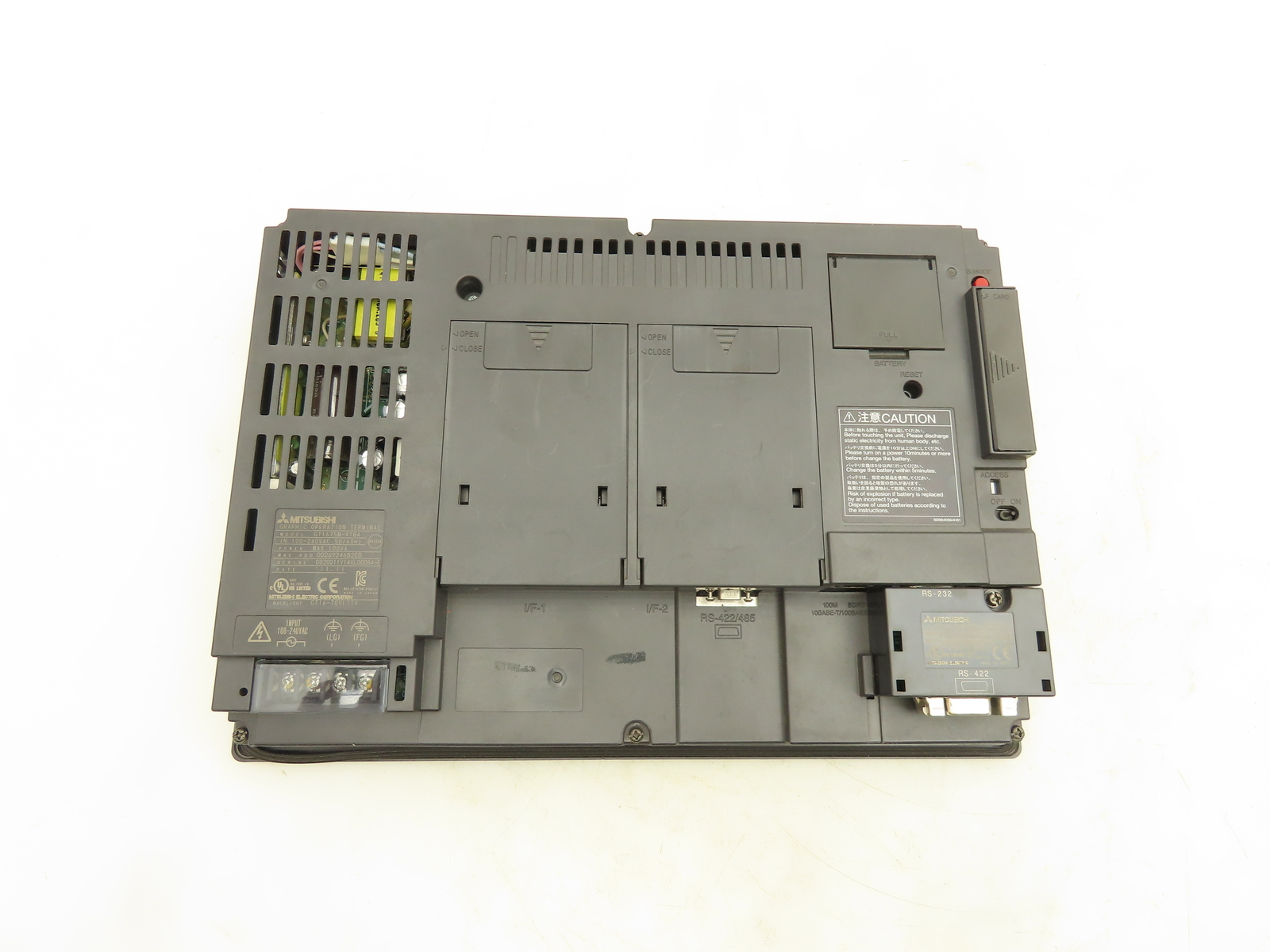 Mitsubishi GT1675M-VTBA GOT1000 Graphic Operator Control Panel 10.4" Touchscreen