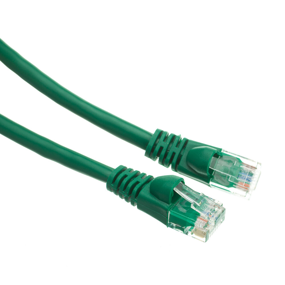 Snagless 35 Foot Cat5e Green Network Ethernet Patch Cable