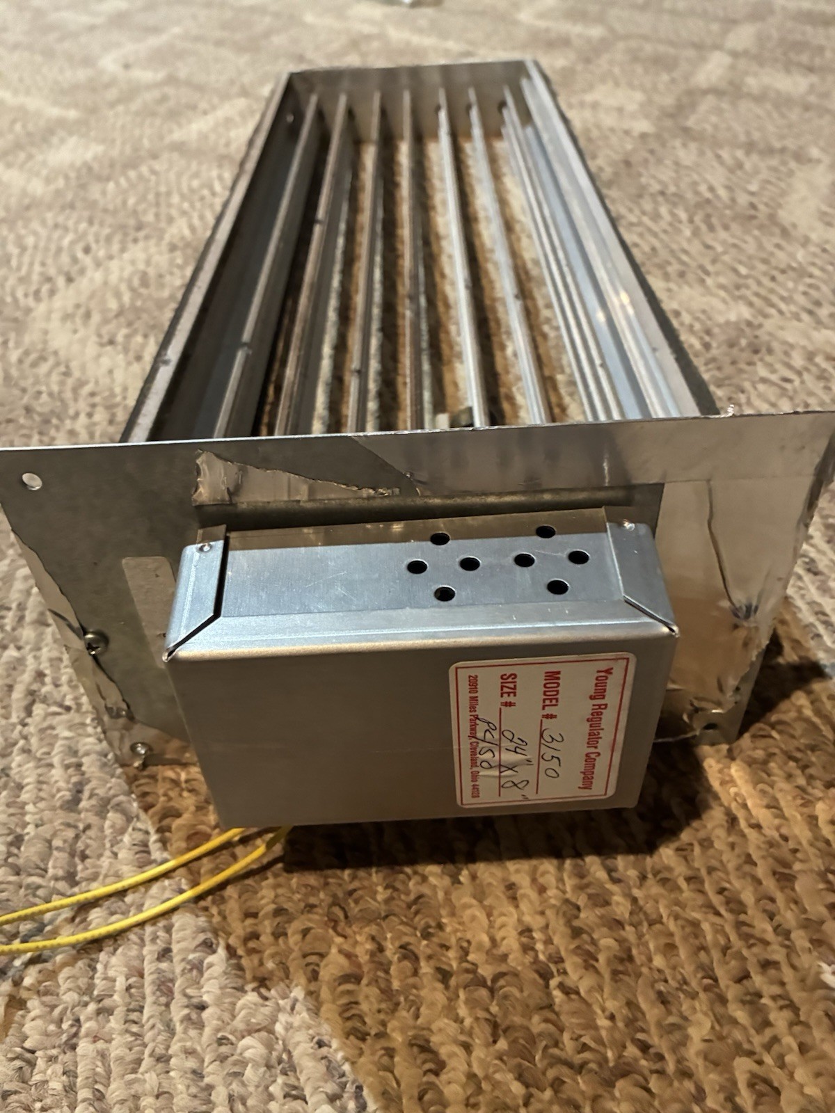 24 X 8 Motorized Damper