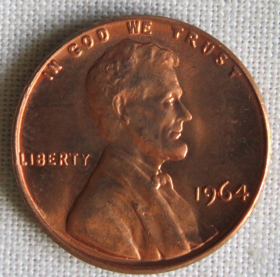 1964 Lincoln Cent    UNCIRCULATED    (252)