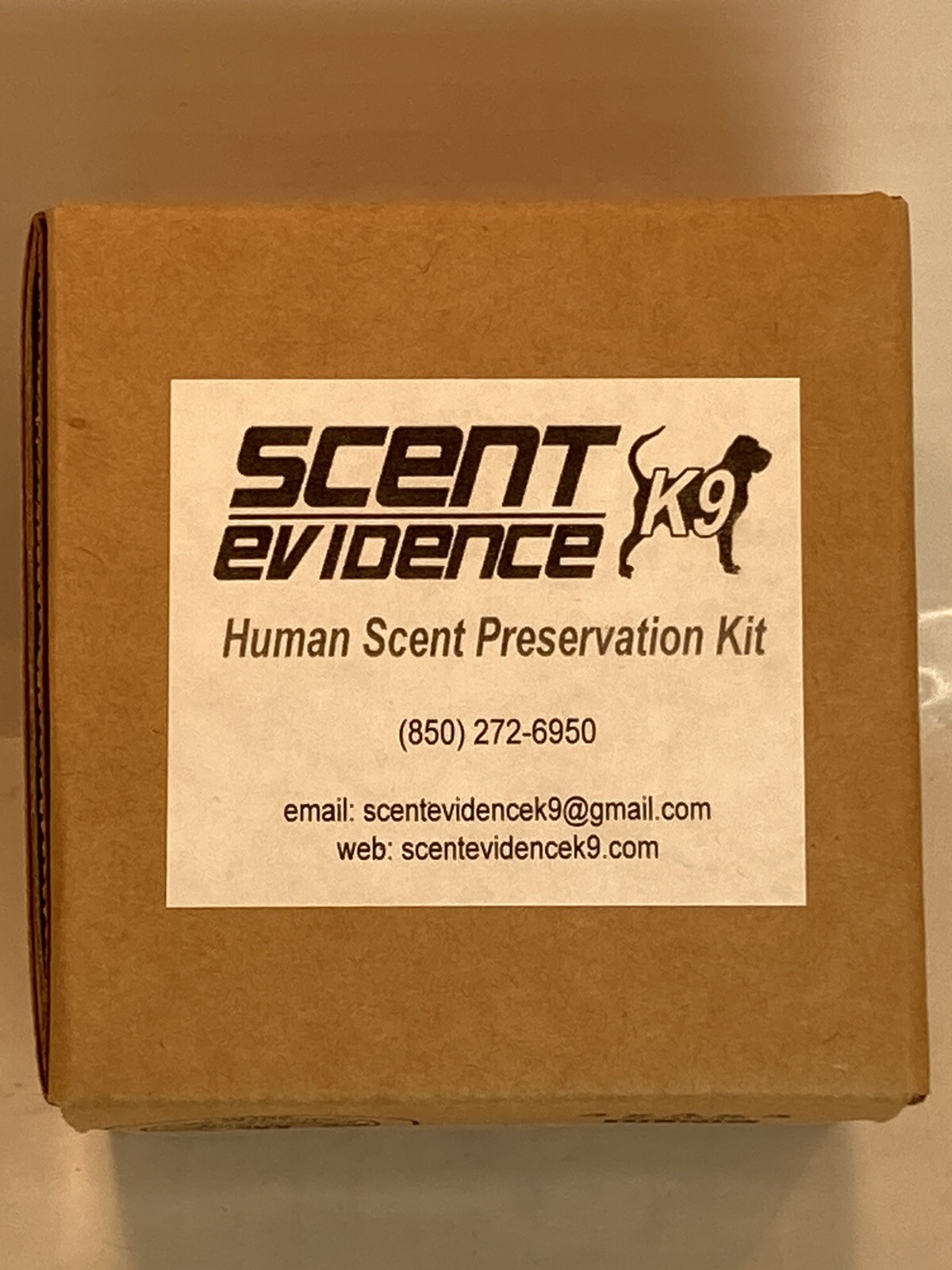K 9 Scent  Evidence kit.
