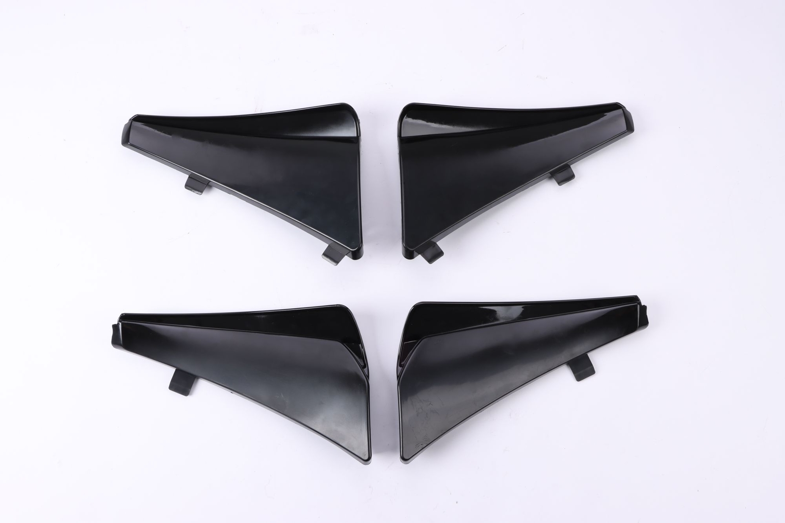 4X CARBON FLASH Front & Rear Mud Flaps for Corvette C8 2020-2024 Splash Guards