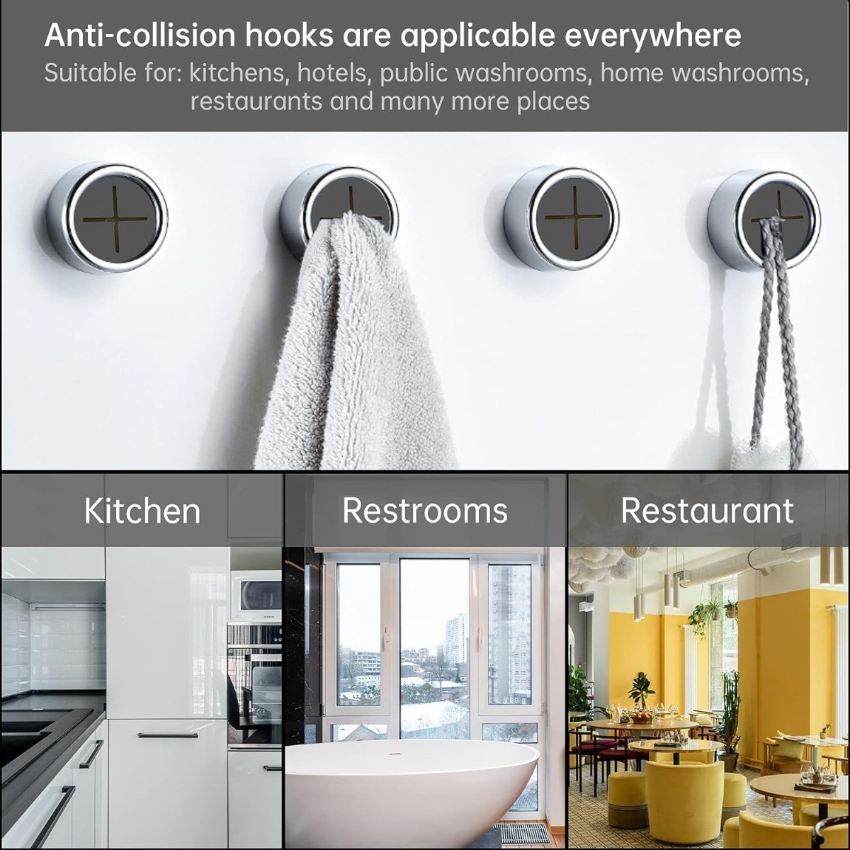 1 PCS Kitchen Towel Hooks
