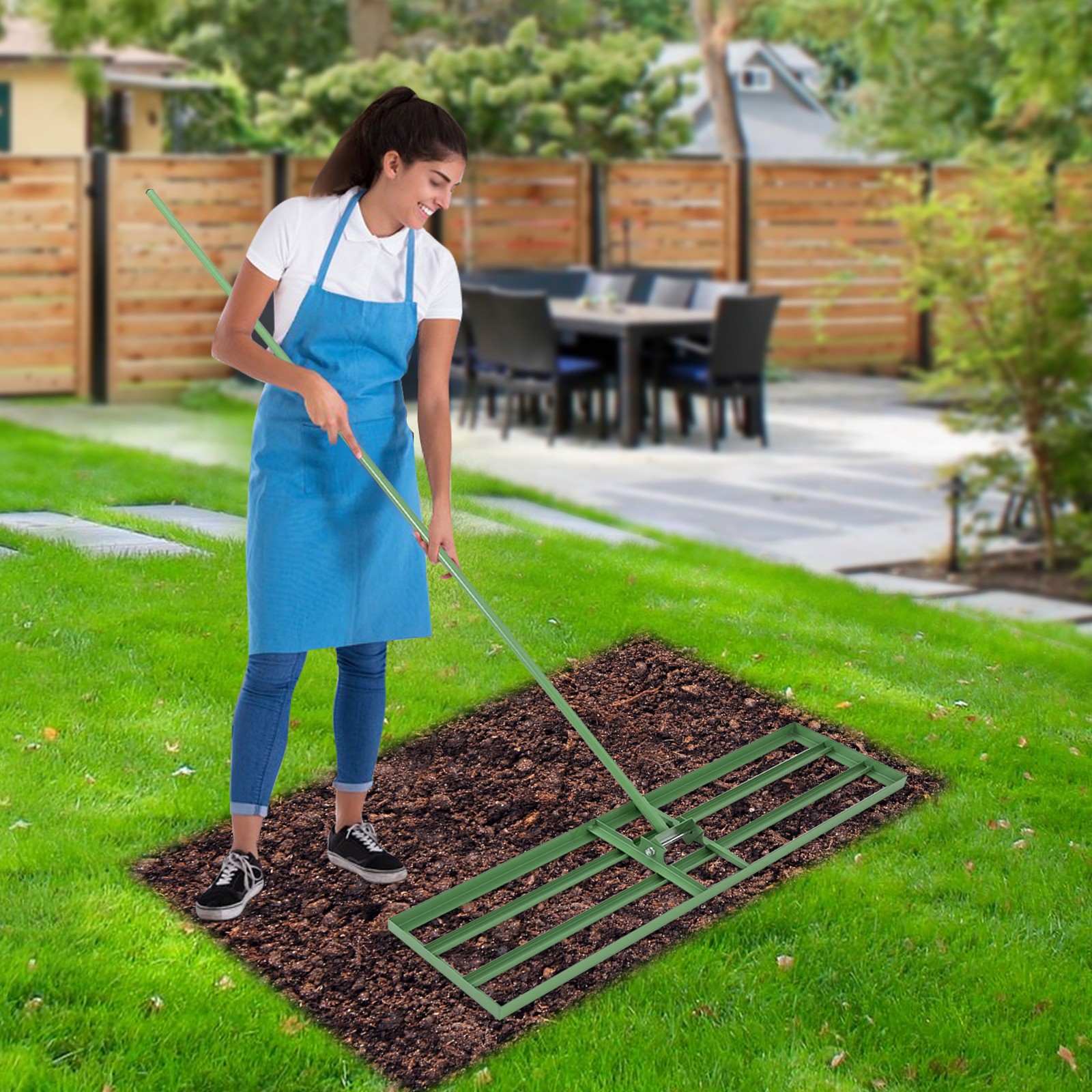 Lawn Leveling Rake, Lawn Leveler Tool, Lawn Leveling Rake for Yard