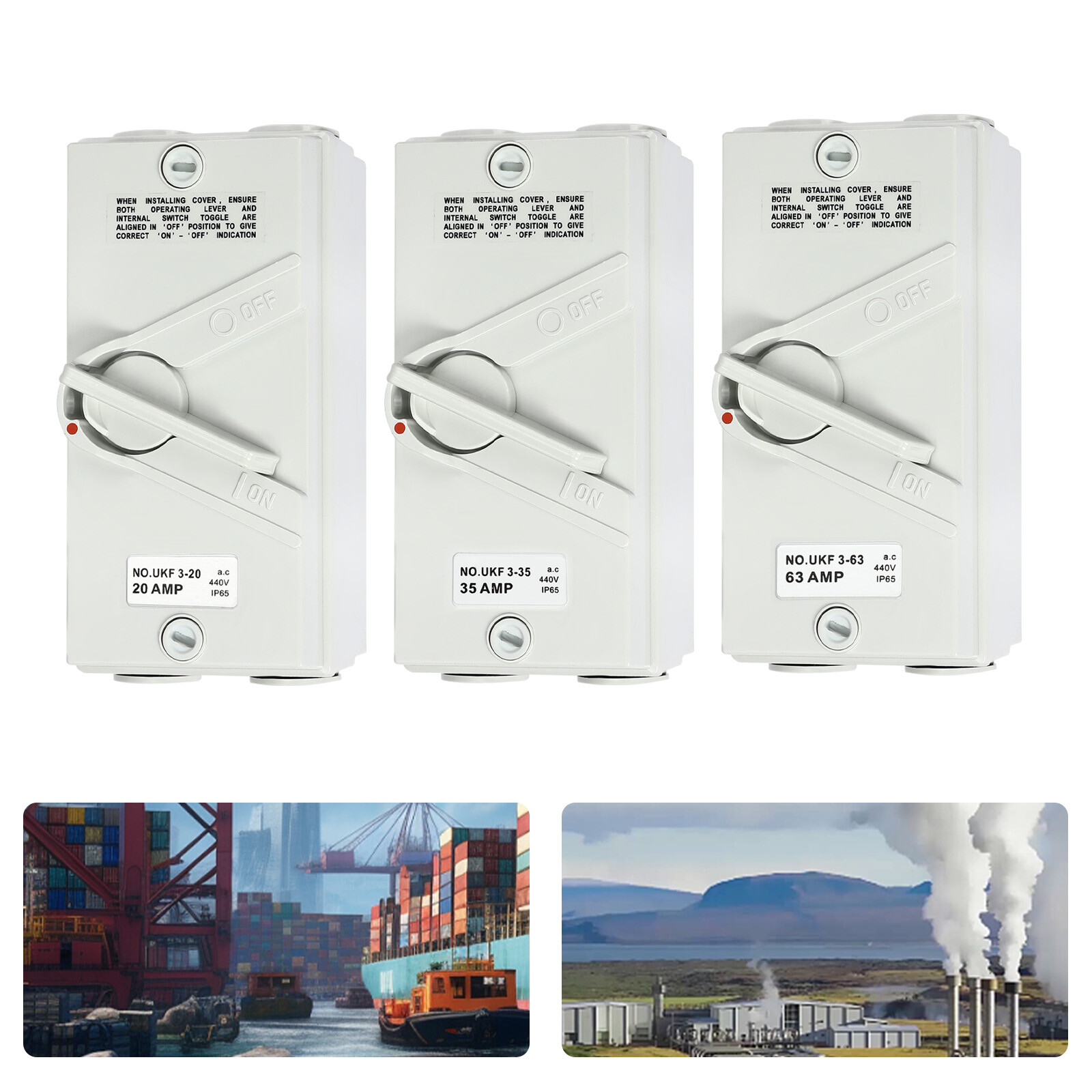 Isolation Switch, Safety Isolation Switch, 3 Pole Safety Isolation Switch