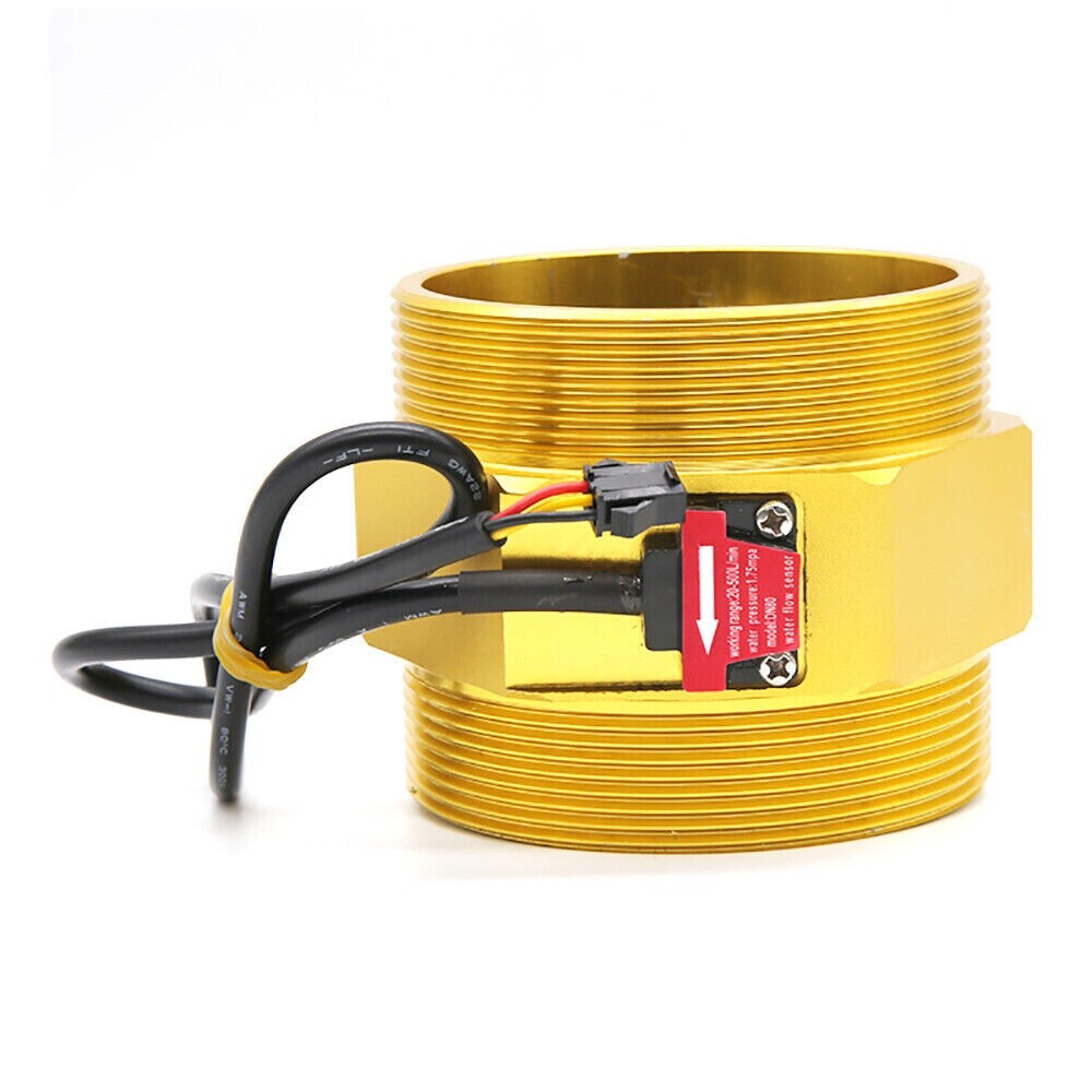 3" Liquid Flow Sensor Industrial DN80 Water Flow Sensor Metal Turbine Flow Meter