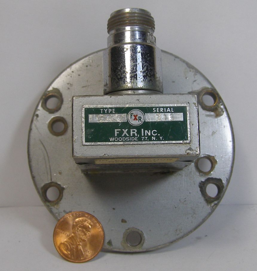 FXR INC TYPE: C601B .. N-TYPE WAVEGUIDE ADAPTER