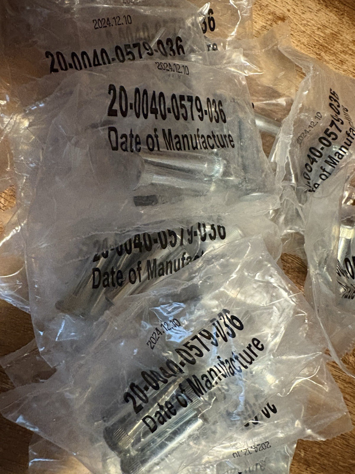 Door Closure Sex Nuts / Thru Bolts . 19 Bag Lot Each Bag Has 4 Pieces No Screws