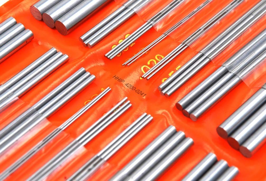 48-Piece Thread Wire Measuring Set for Checking Pitch Diameter Angle