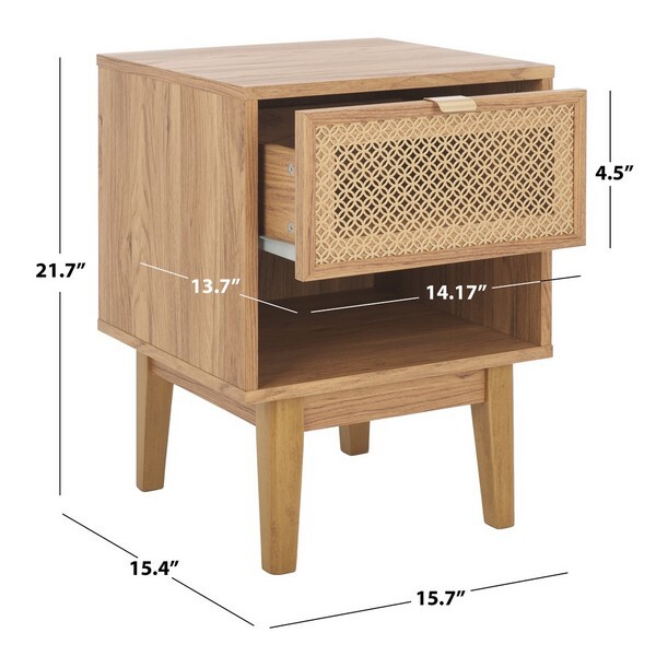 Safavieh CEU 1 DRAWER NIGHT STAND, Reduced Price 2172749377 NST9604D