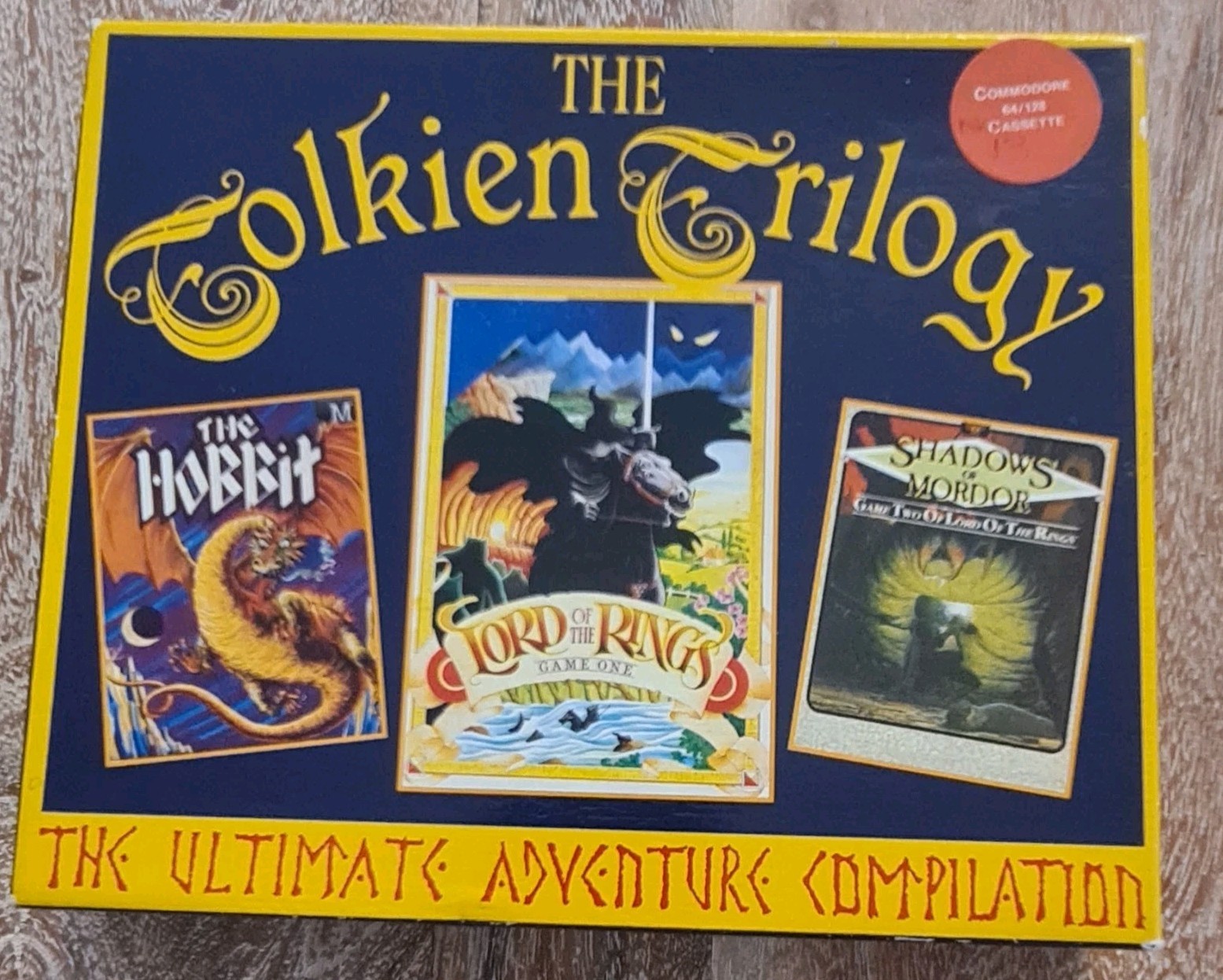 Commodore C64 C128 The Tolkien Trilogy, The Lord of the Rings, The Hobbit...