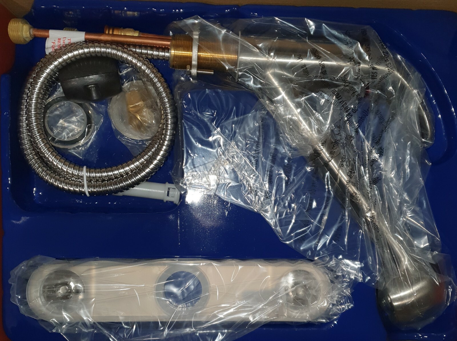 OmniPro OPB-150SS Single Handle Pullout Kitchen Faucet 1-3 Hole Install