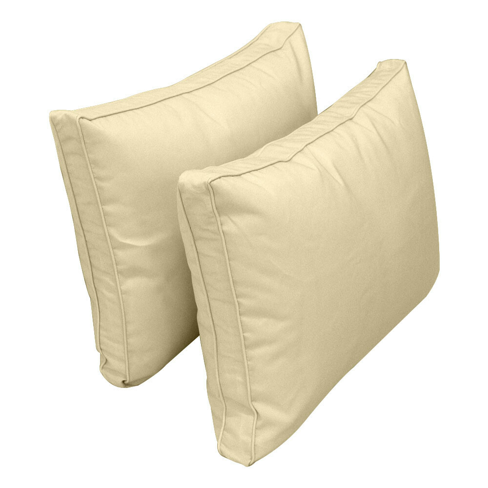 COVER ONLY-Style 1 Daybed Mattress Bolster Pillow Covers Piped Trim TwinXL-AD103