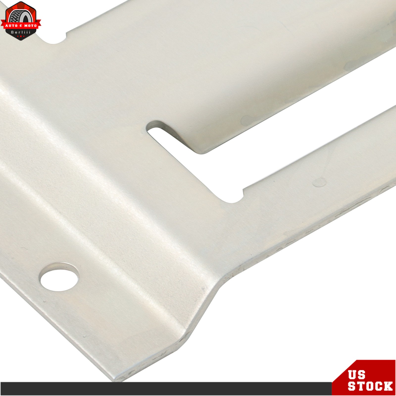 Durable Carbon Steel E Track Tie Down Rail Kit Silver Galvanized Replacement