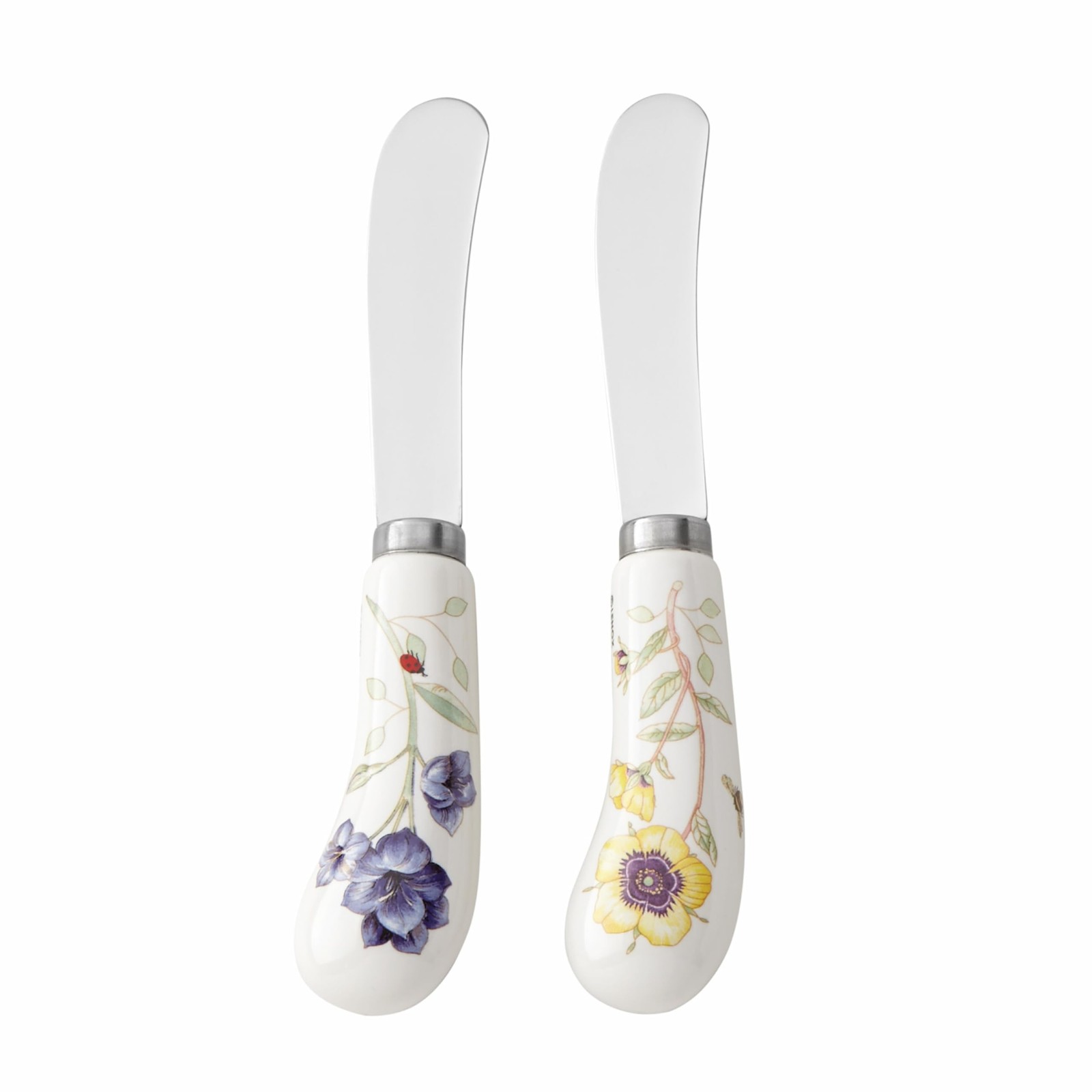 Lenox Silverware Set, Butterfly Meadow 2-Piece Spreader 0.35 LB, Multicolor