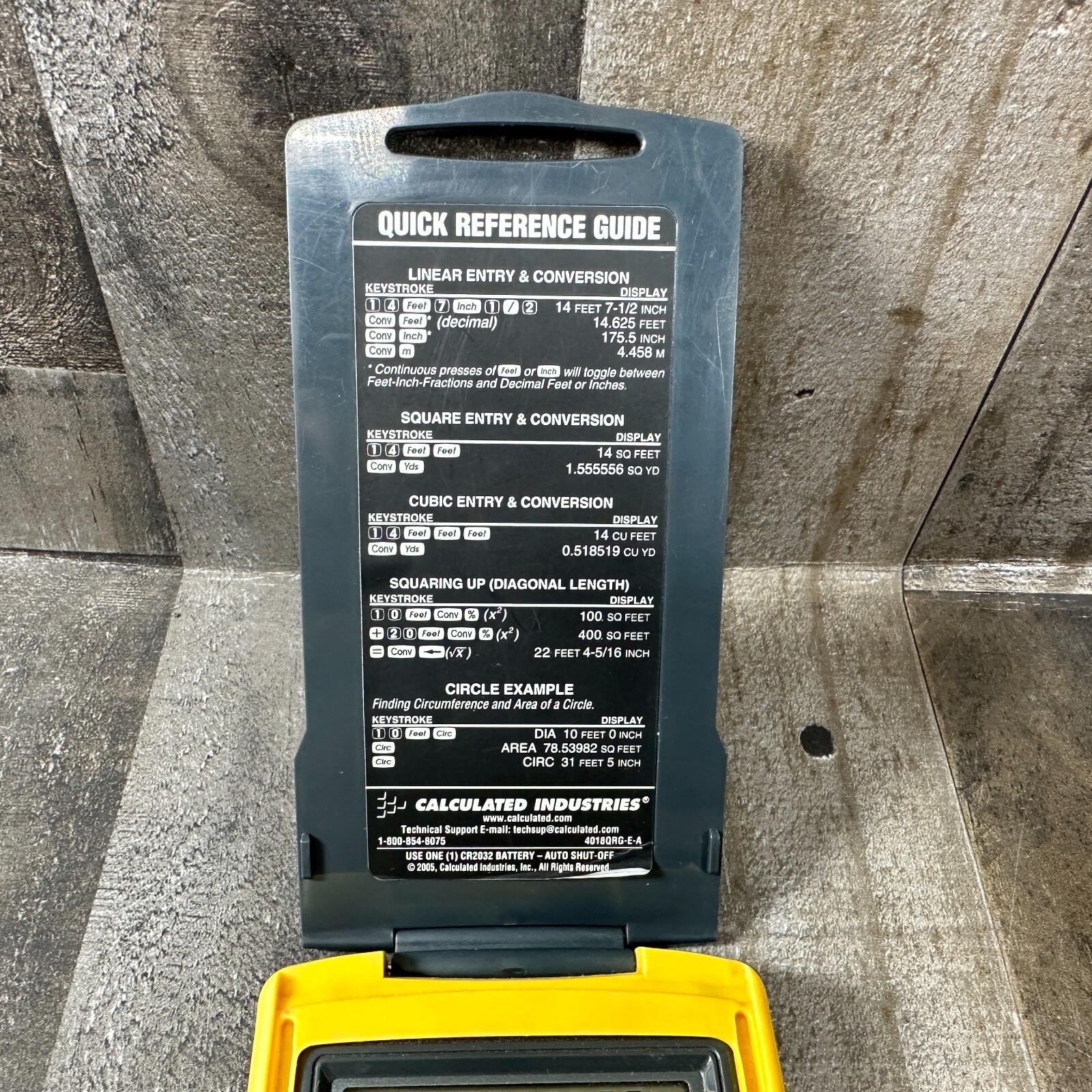 Measure Master 5 Model 4018 Dimensional Math Calculator
