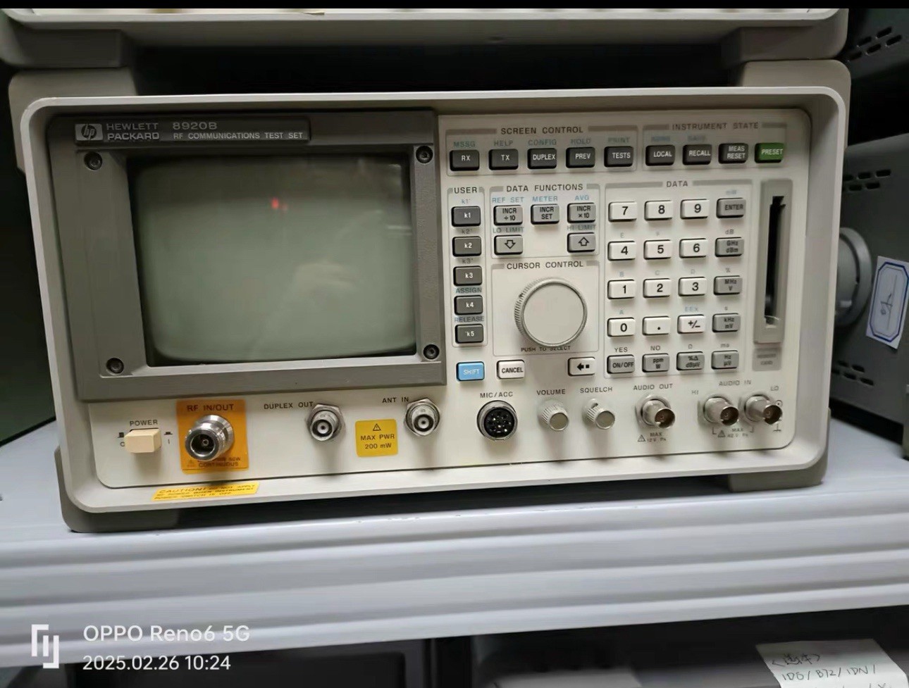 AGILENT/HP  8920B RF Communications Test Set