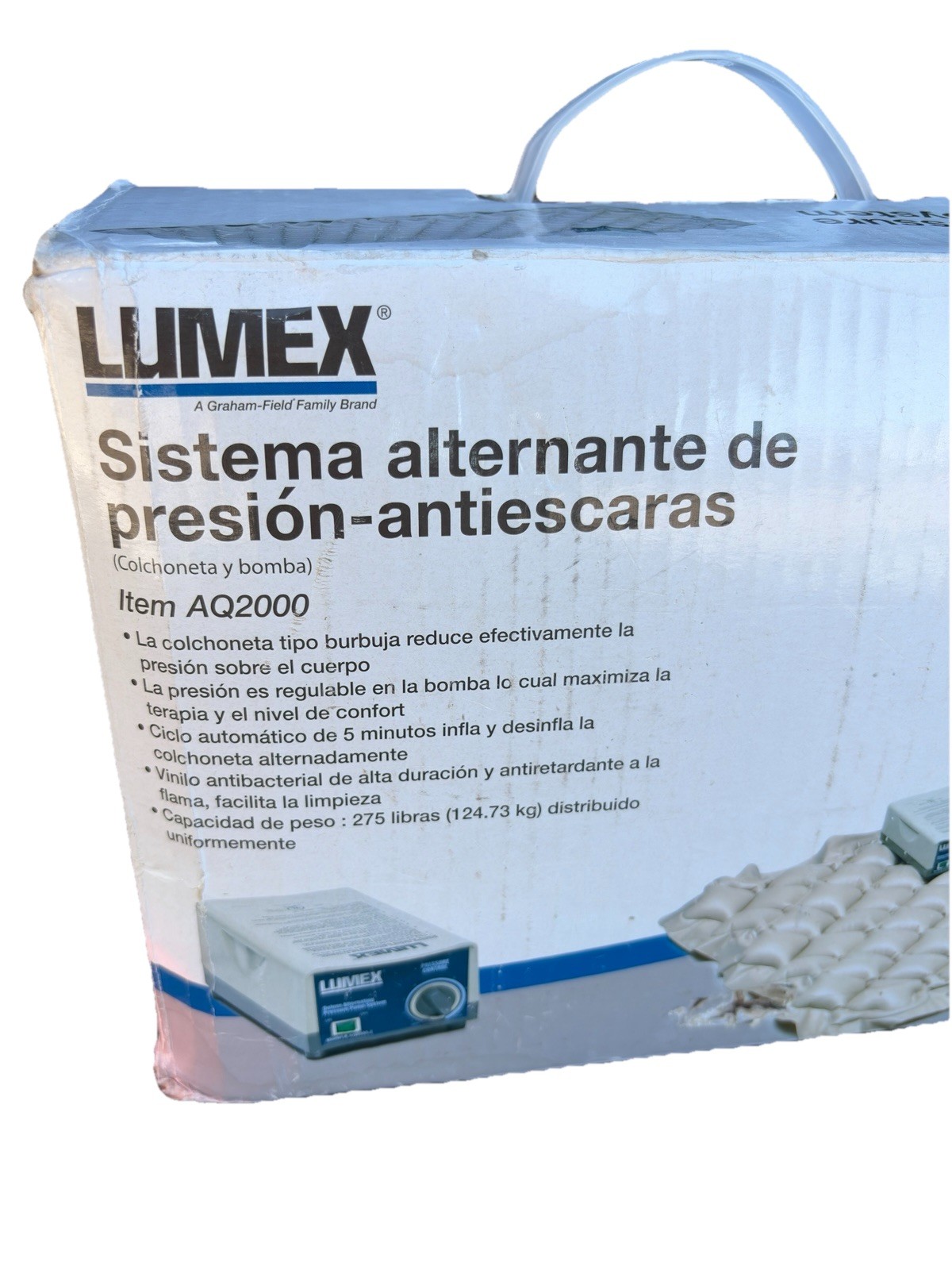 FACTORY SEALED Lumex Alternating Pressure Pad And Pump System AQ2000