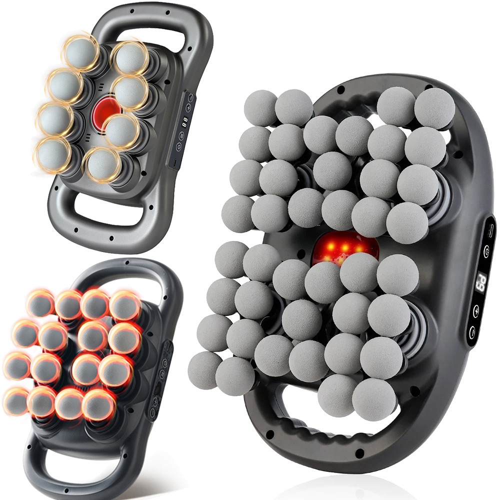 42 Heads Massage Gun High Frequency Muscle Massager for Body Shoulder Back Neck