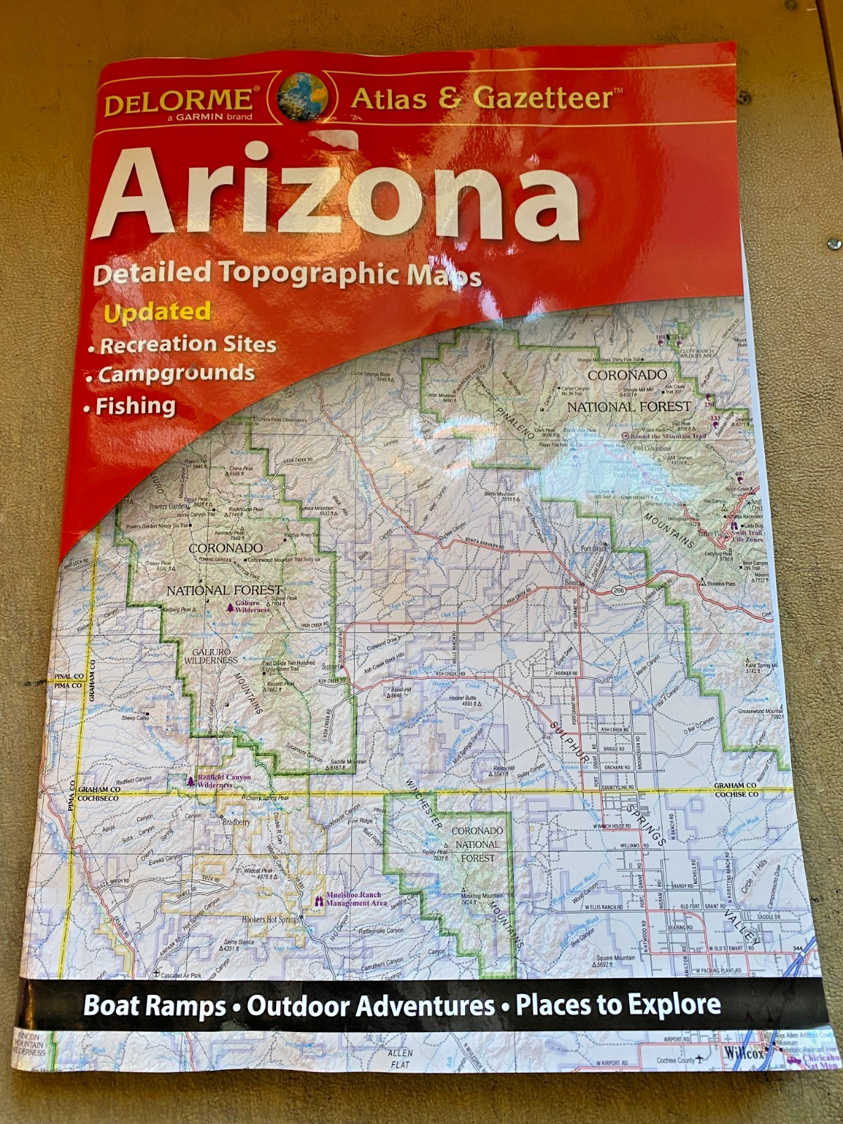 ARIZONA State Atlas & Gazetteer, by DeLorme - 2025, 12th edition - GREAT PRICE!!