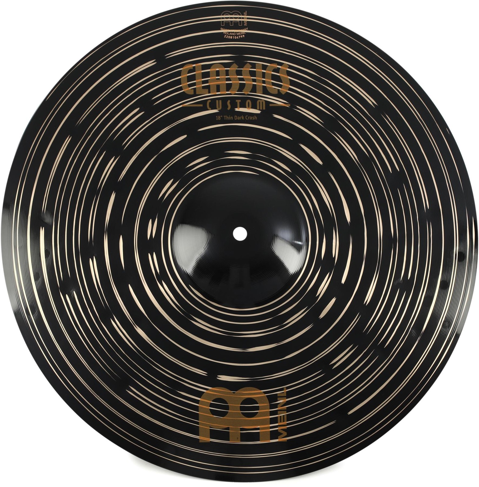 Meinl Cymbals Classics Custom Dark Thin Crash - 18-inch